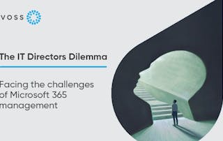 VOSS intro image for IT Director's dilemma vlog - Facing the challenges of Microsoft 365 management