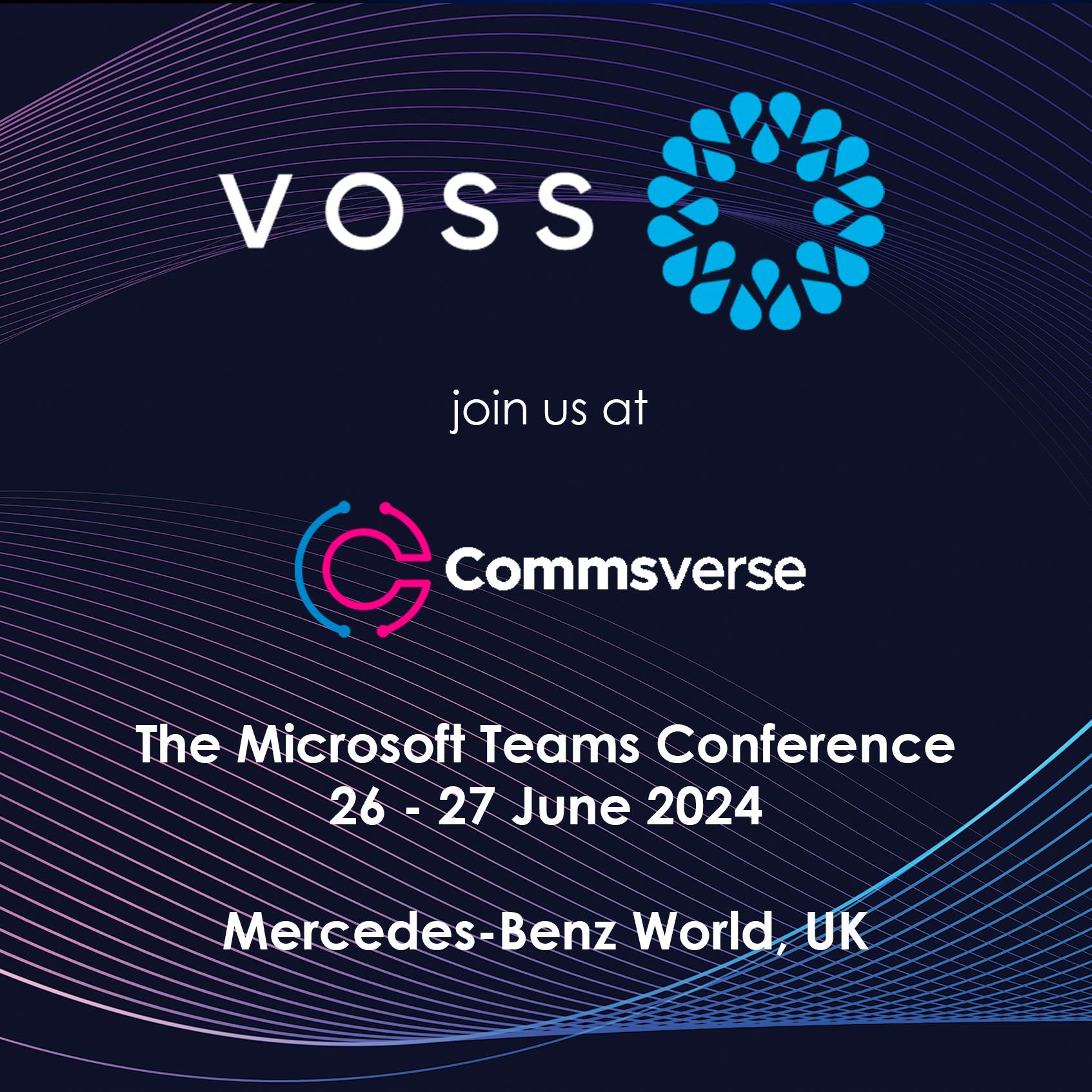 Join VOSS at Commsverse