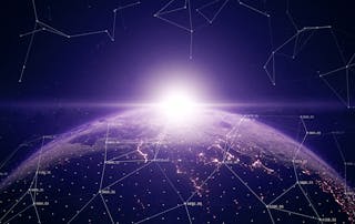 Global network in space