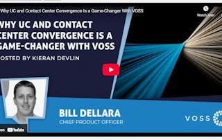 Video screenshot of UC Today interview on UCaaS and CCaaS convergence
