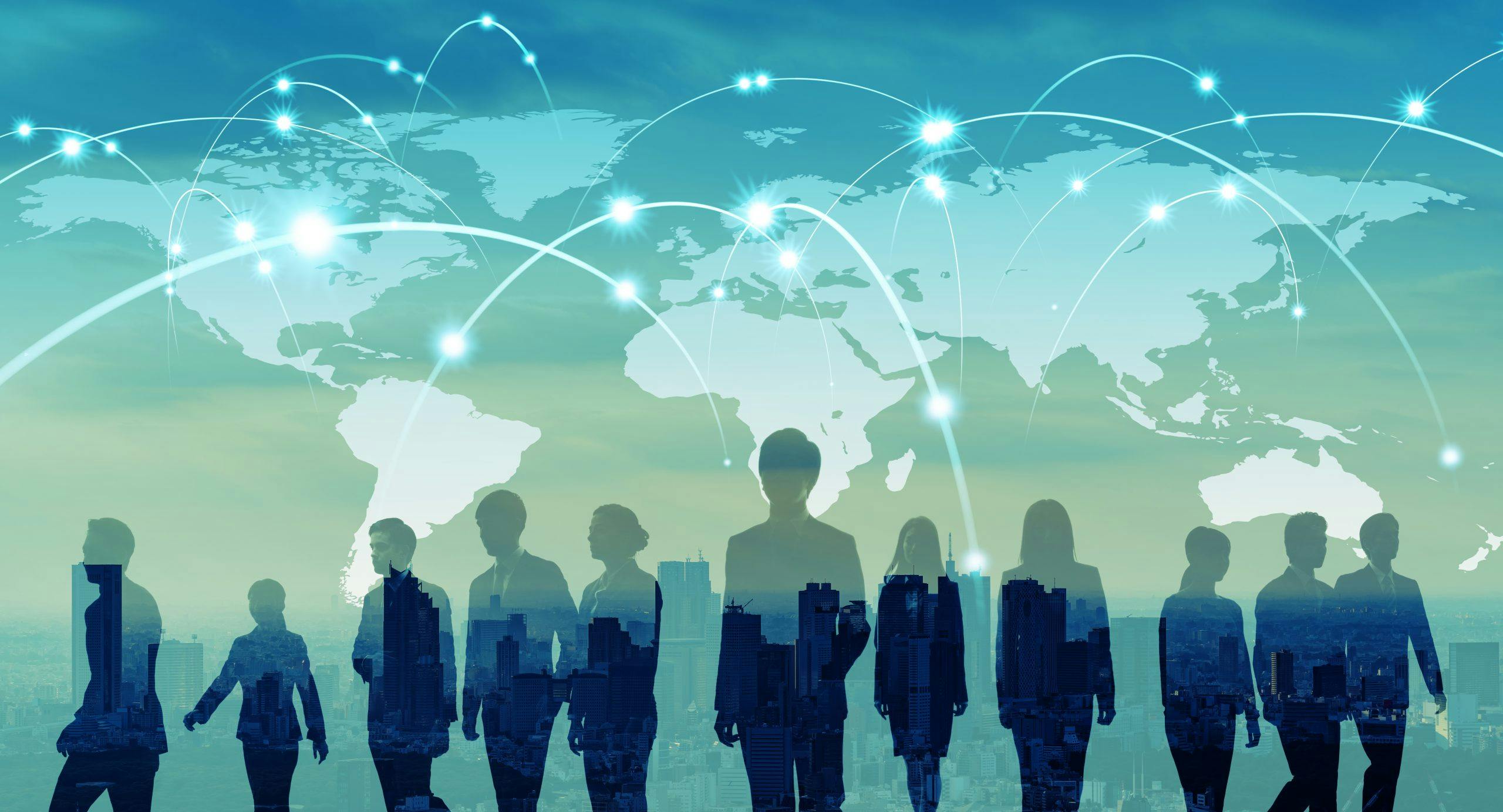 global network of employees and communication