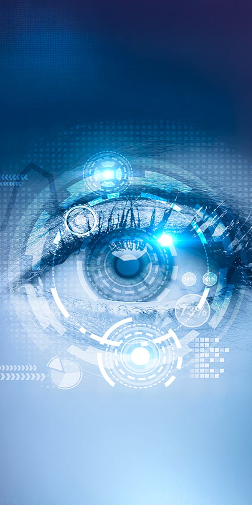 AI and woman's eye - Transforming Collaboration Platforms for AI Productivity blog