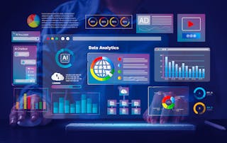 many screenshots showing analytics for Unlocking AI driven productivity with VOSS blogcast - square image