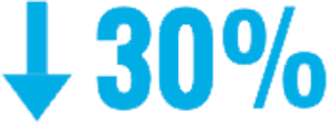 30% down
