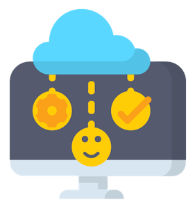 Adoption and training colour icon