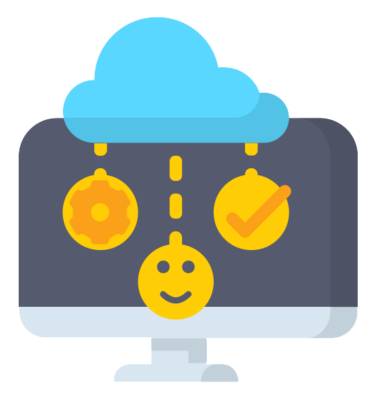 Adoption and training colour icon