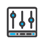 Fine access controls icon
