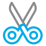 Scissors icon - cut operating costs with VOSS