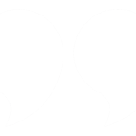 Quotation mark in white - end