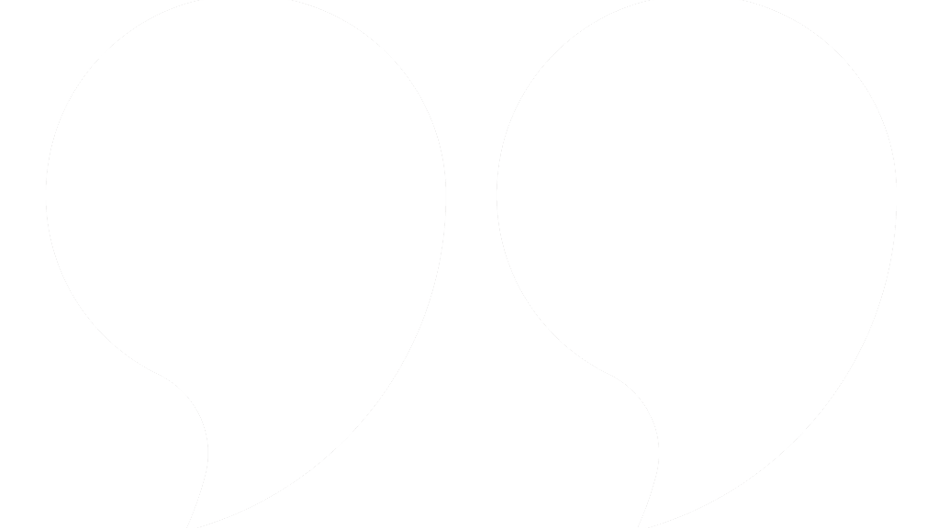 Quotation mark in white - end