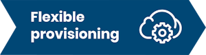 flexible provisioning navy arrow icon
