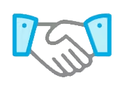 handshake icon illustration
