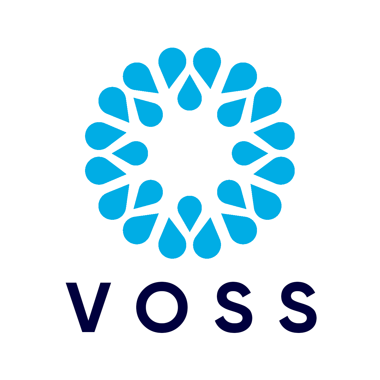 Voss logo stacked for dark mode email