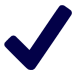 Navy Check Icon