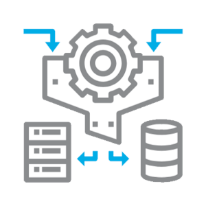 Network bottlenecks icon