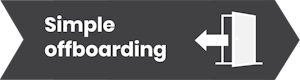 Simple onboarding dark grey arrow icon