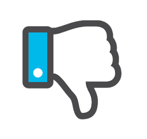 thumbs down icon