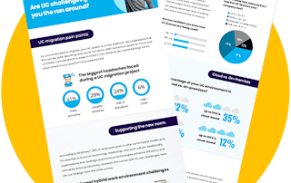 VOSS survey UC challenges and trends infographic