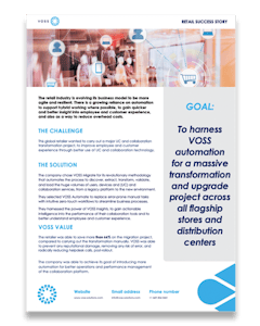 VOSS for Retail | Digital workplace for retail