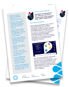 VOSS ServiceNow solution sheet thumbnail